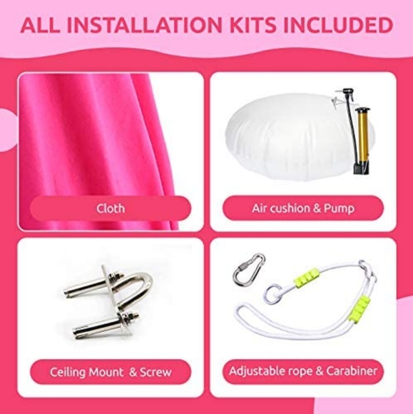 Children Funny Hanging Swing Seat Indoor and Outdoor Hammock Toy for Kids - Picture 2 of 7